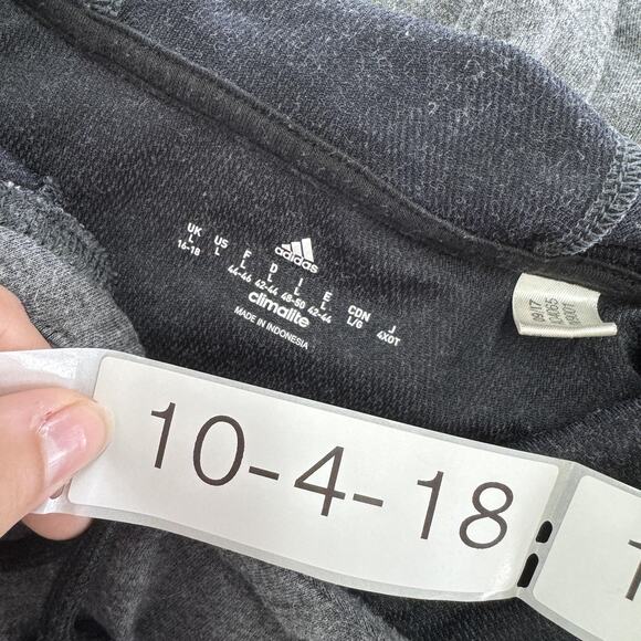 Adidas Climalite Hoodie Womens Large Pullover Athletic Lightweight AO4065 - Picture 3 of 9